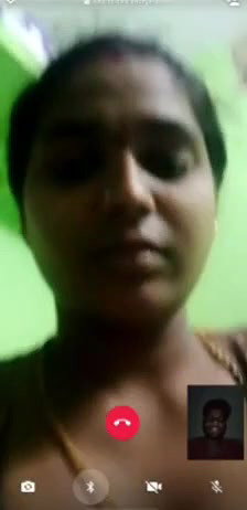 south Indian wife shows her boobs on video call