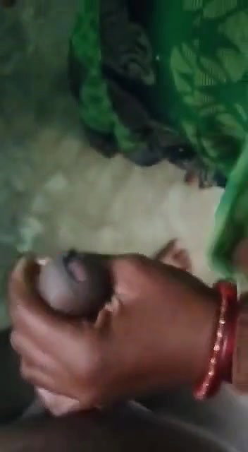 mature wife giving blowjob and handjob