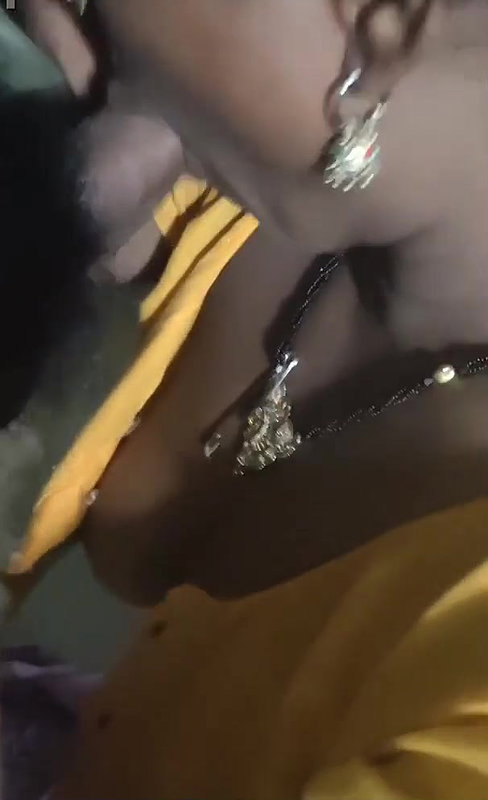 Tribal housewife giving blowjob to hubby