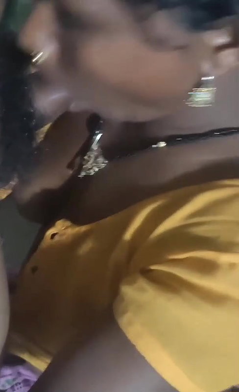 Tribal housewife giving blowjob to hubby