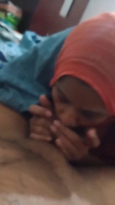 Bangladeshi maid giving awesome blowjob to owner
