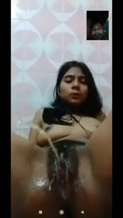 super horny girl peeing hard after fingering