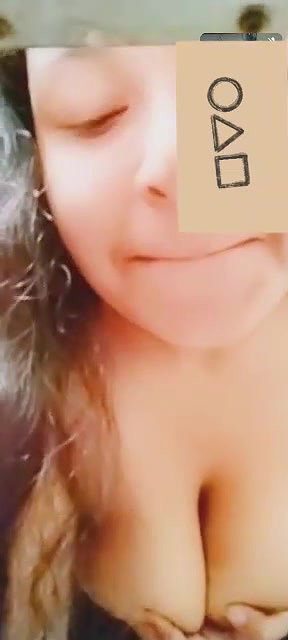cute girl big boobs showing video call