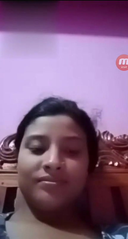 Desi girl showing and pressing her big boobs on video call