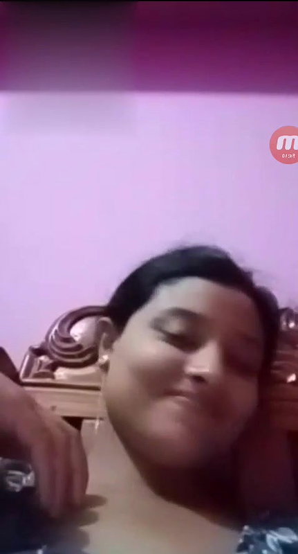 Desi girl showing and pressing her big boobs on video call