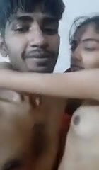 Bengali couple romance kissing each other