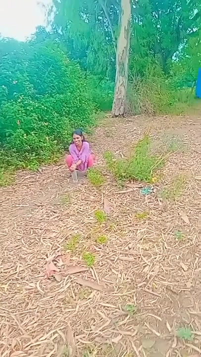 Indian girl Caught In A jungle