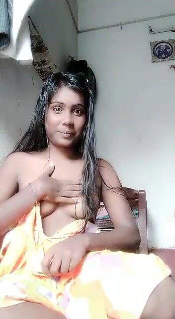 shy Indian girl showing her boobs on cam
