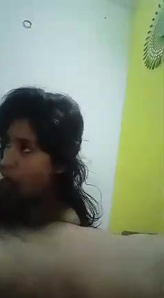 cute Punjabi girl gives blowjob to BF
