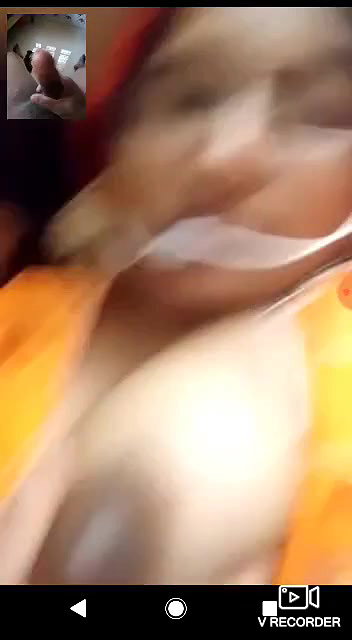 beautiful wife milking her boobs on VC