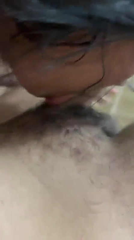 Sexy Horny Babe Giving Blowjob