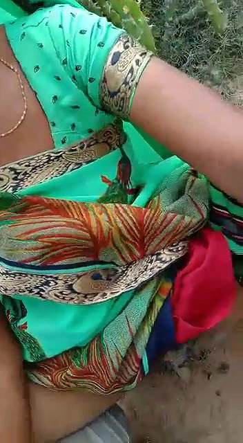 local Dehati randi giving blowjob in woods