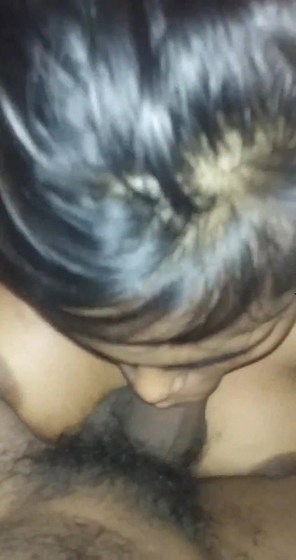 sexy cute Desi girl sucking fat dick of BF