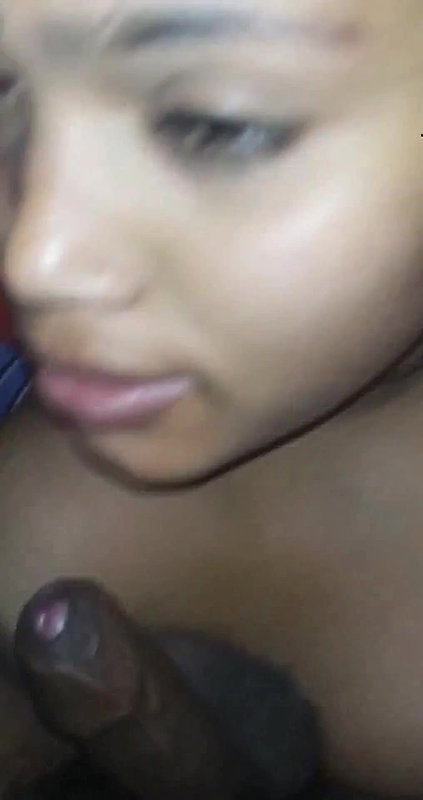 sexy cute Desi girl sucking fat dick of BF