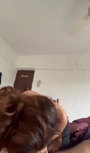 Indian Horny Babe Giving Blowjob Fucking