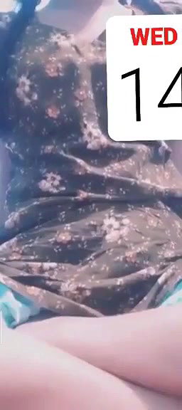 cute girl showing Bf front of sleeping sister