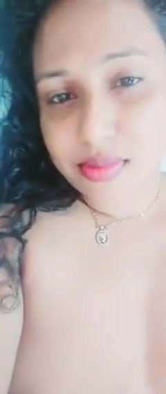 cute Sri Lankan girl showing her pink pussy
