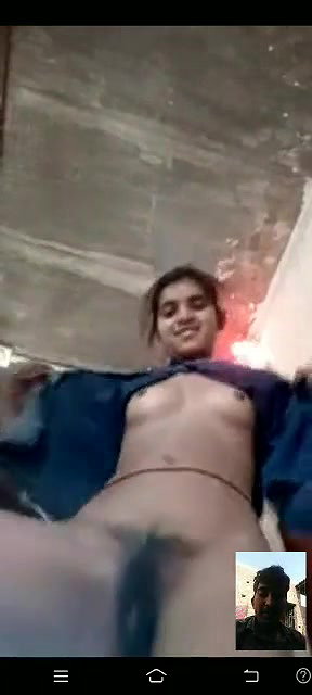 Dehati girl showing her bushy pussy on VC
