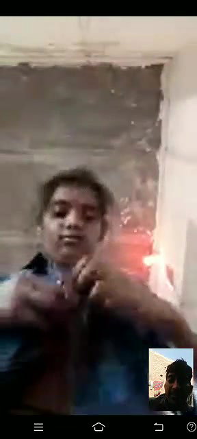 Dehati girl showing her bushy pussy on VC