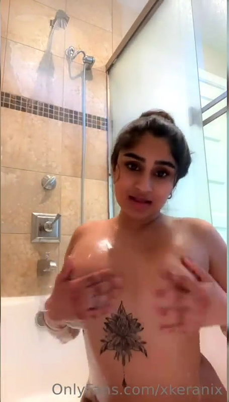 Nri playing in bathtub