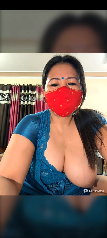 88pink 1 blue nighty boobs show nepali randi bhabhi