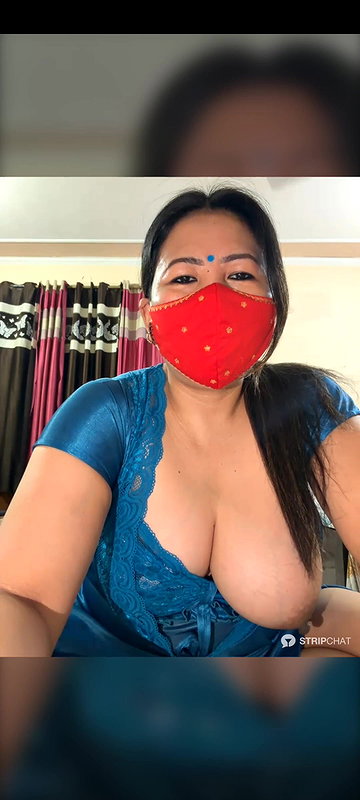 88pink 1 blue nighty boobs show nepali randi bhabhi