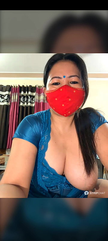 88pink 1 blue nighty boobs show nepali randi bhabhi