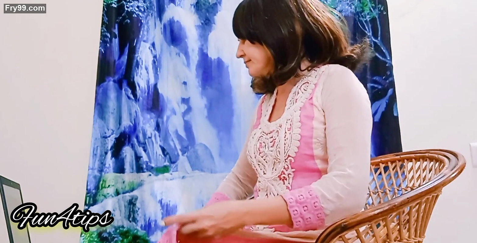 Busty slut wife sucks her husband to make him feel good