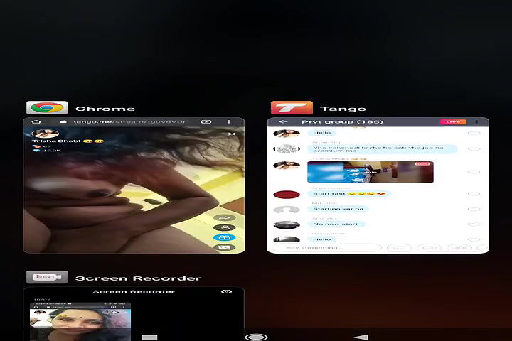 Trisha Bhabhi nude show on Tango