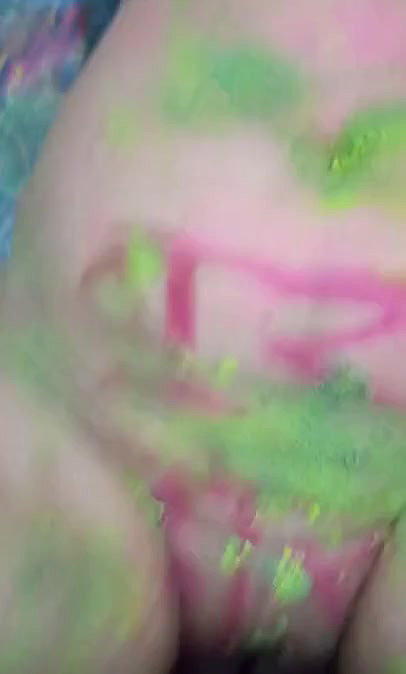 Holi special pussy fucking MMS