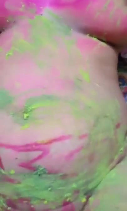 Holi special pussy fucking MMS