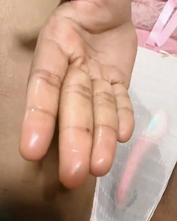 Indian girl rubing her pussy and Pressing Boobs