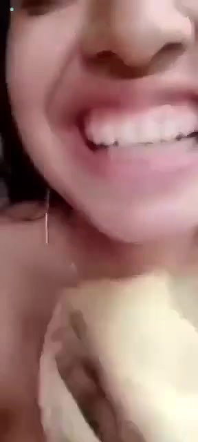 Indian girl talking and showing boobs
