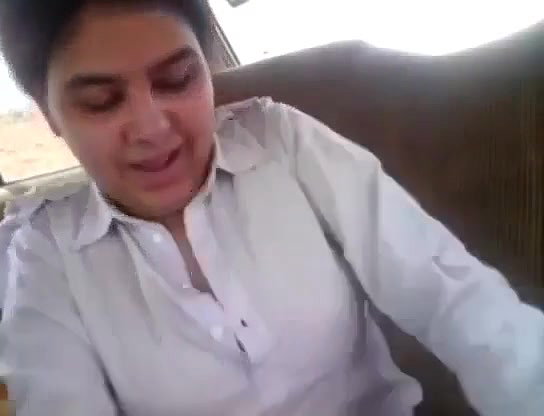 College Girl Enjoying With Boyfriend Inside Car
