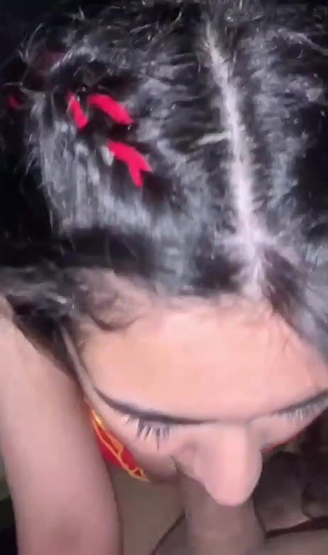 Beautiful Girl Sucking Boyfriend Dick