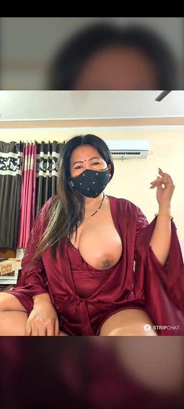 88pink 5 one boobs open mahroon nighty nepali randi bhabhi
