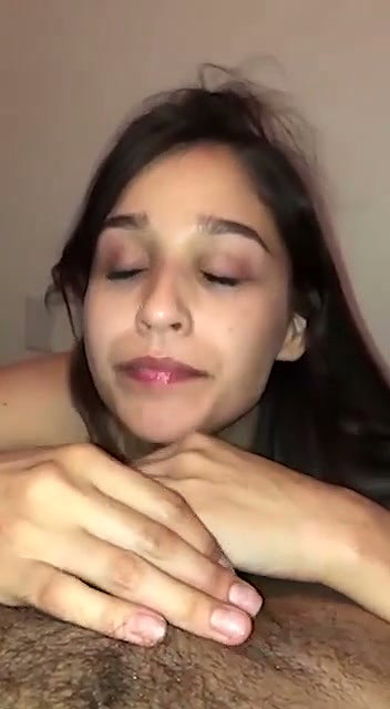 Desi bitch eating cum
