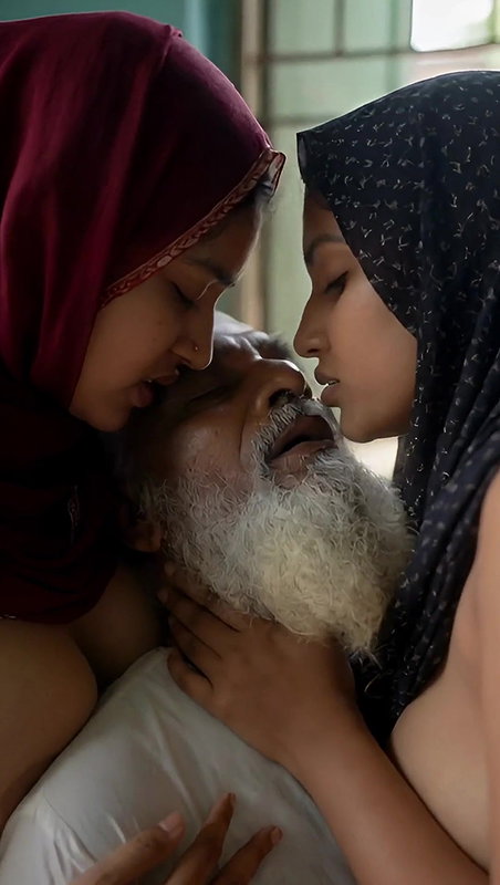 super horny big boobs two Hijabi muslim