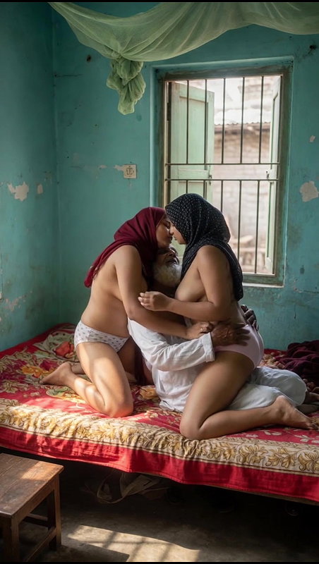 super horny big boobs two Hijabi muslim