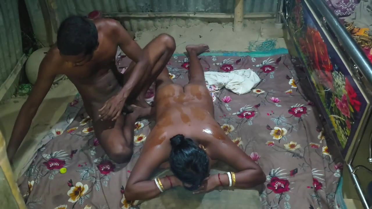 Village Wife Full Body Oil Massage Hard Fucking