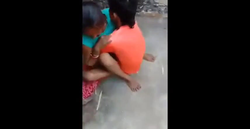 fucking Indian whore in public