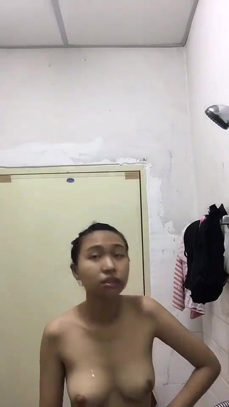 cute girl boobs showing brush