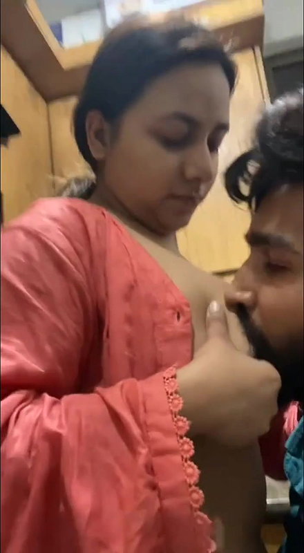 Sucking boobs in hotel