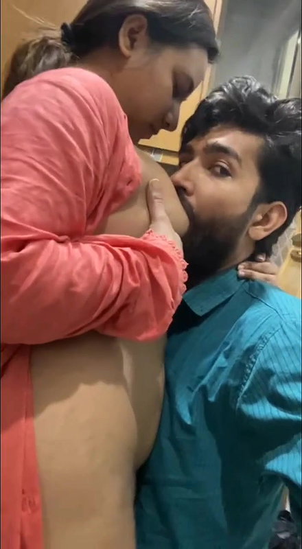 Sucking boobs in hotel