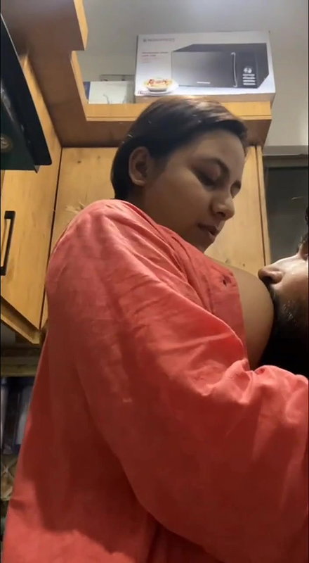 Sucking boobs in hotel