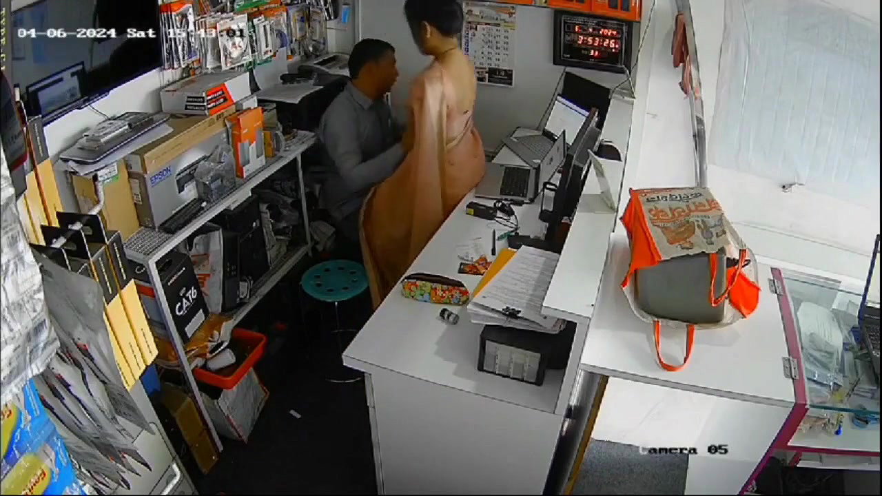 Indian Shop Manager Affair Multiple Wife CCTV