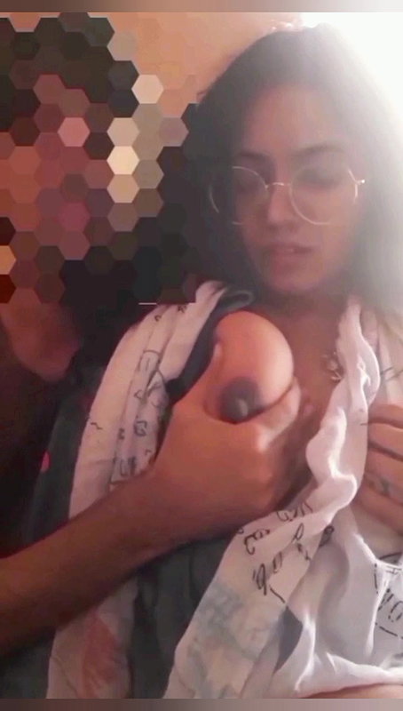 Bf sucking gf big boobs