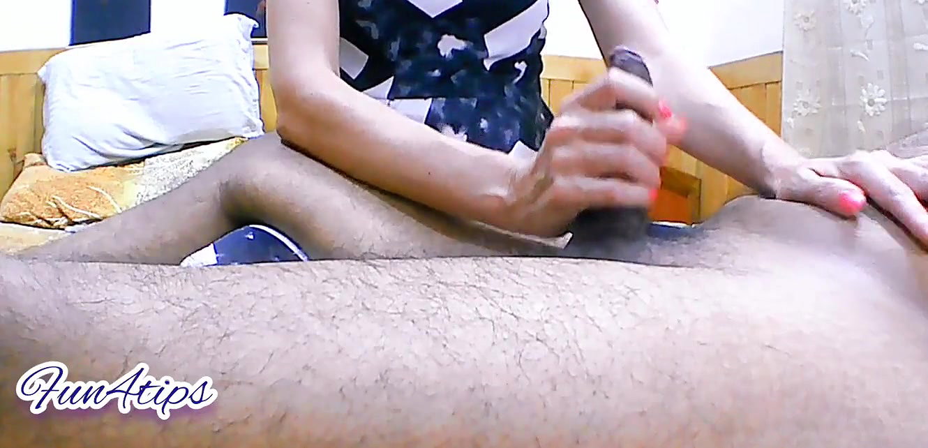 Horny Slut Wife Takes BBC In Hands For Webcam While Everyone Is Watching Live
