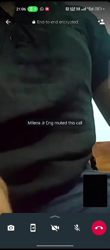Tanker Girlfriend Showing On Video Call