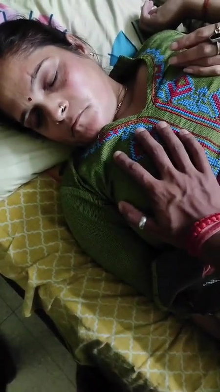 Sleeping Mom Boobs Secretly Pressed By Son in law